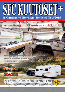 11 Caravan Yhdistyksen Jäsenlehti No 3/2015