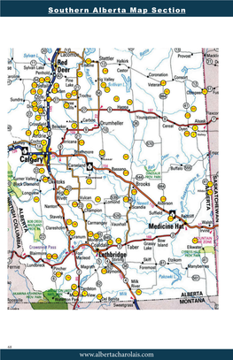 Southern Alberta Map Section So