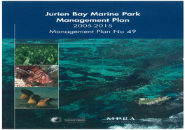Jurien Bay Marine Park Management Plan