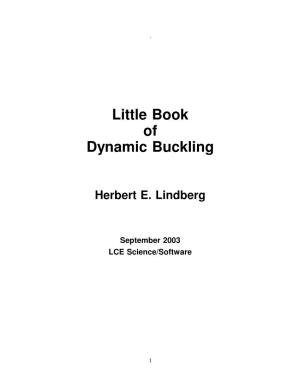 Little Book of Dynamic Buckling