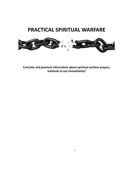 Practical Spiritual Warfare