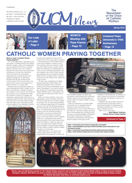 Catholic Women Praying Together