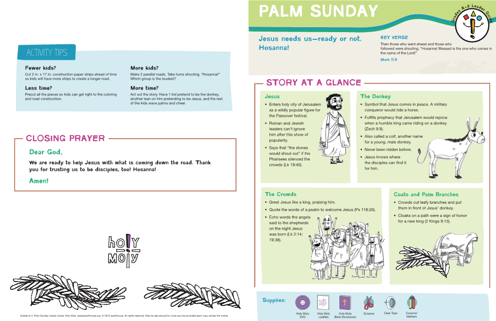 Palm Sunday E G