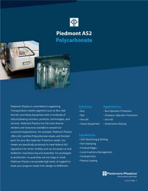 Piedmont Plastics AS2 Polycarbonate