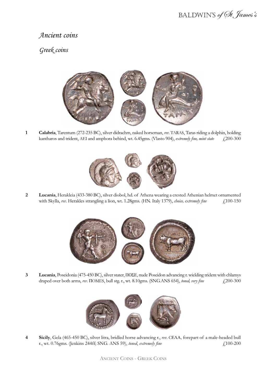 Ancient Coins Greek Coins