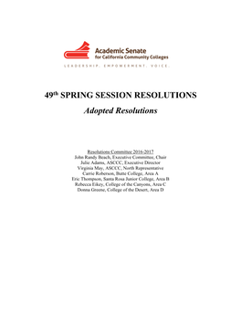 SP17 Resolutions Packet Final
