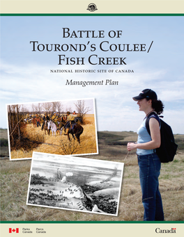 Management Plan for the Battle of Tourond's Coulee / Fish Creek