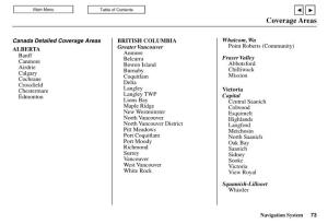 Coverage Areas