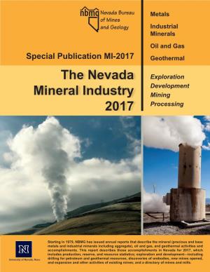The Nevada Mineral Industry 2017