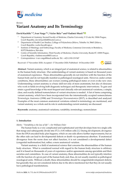 Variant Anatomy and Its Terminology