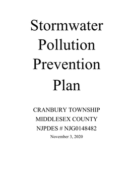 Stormwater Pollution Prevention Plan