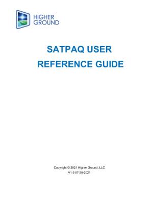 Satpaq User Reference Guide