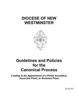 Canonical Committee Guidelines and Policies