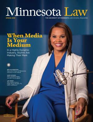 When Media Is Your Medium in a Highly Dynamic Industry, Alumni Are Making Their Mark