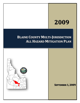 Blaine County Multi -Jurisdiction All Hazard