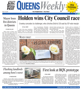 Holden Wins City Council Race