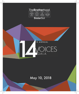 May 10, 2018 Voices Program