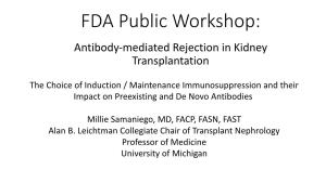 Antibody-Mediated Rejection in Kidney Transplantation