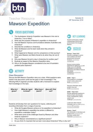 Mawson Expedition
