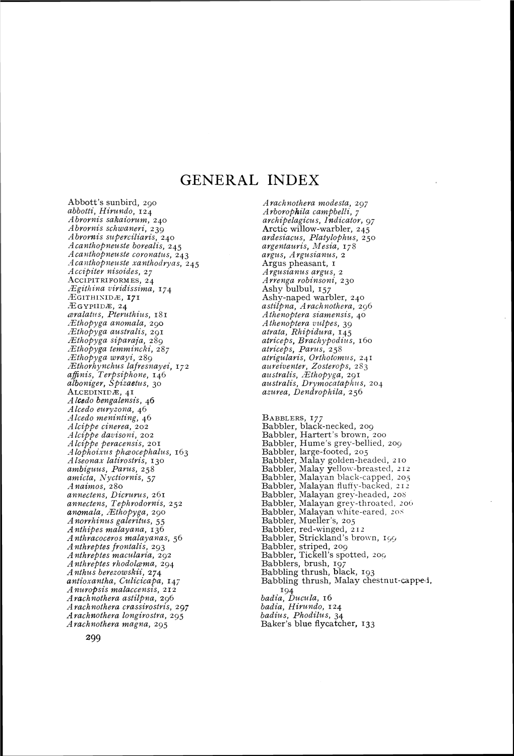 General Index