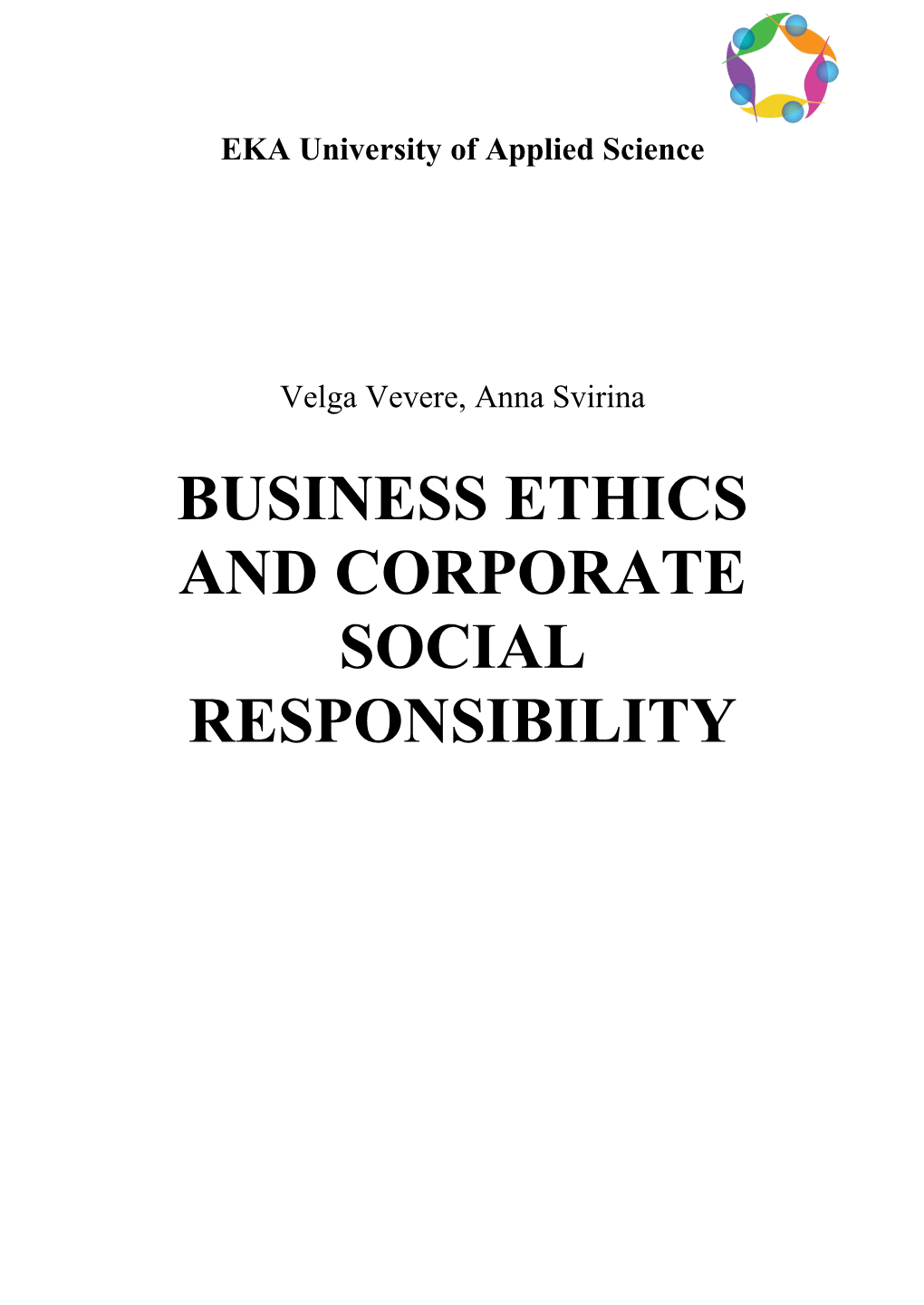 Business Ethics and Corporate Social