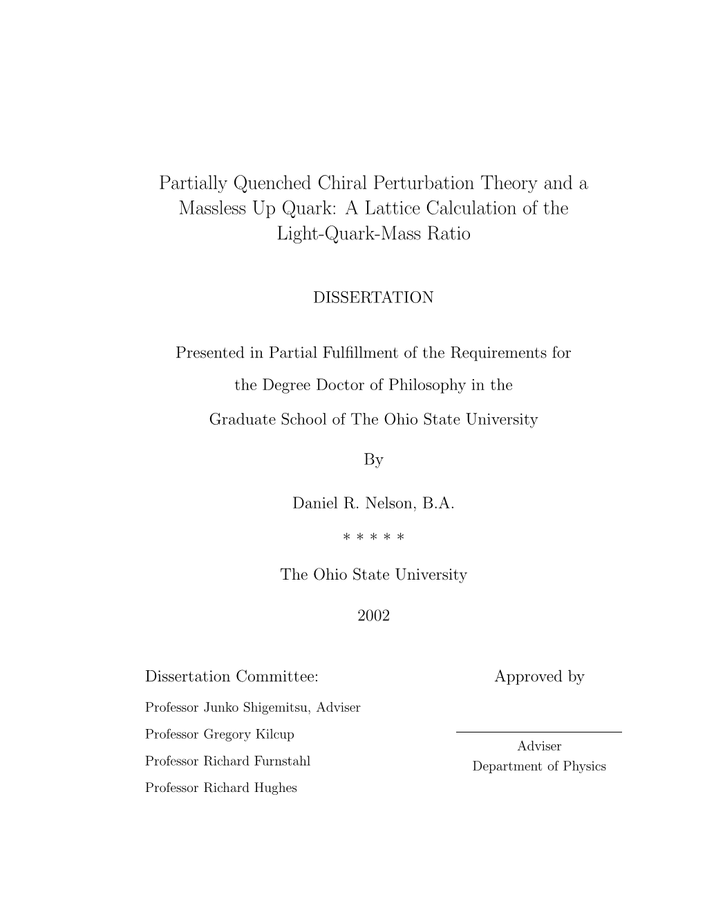 A Lattice Calculation of the Light-Quark-Mass Ratio