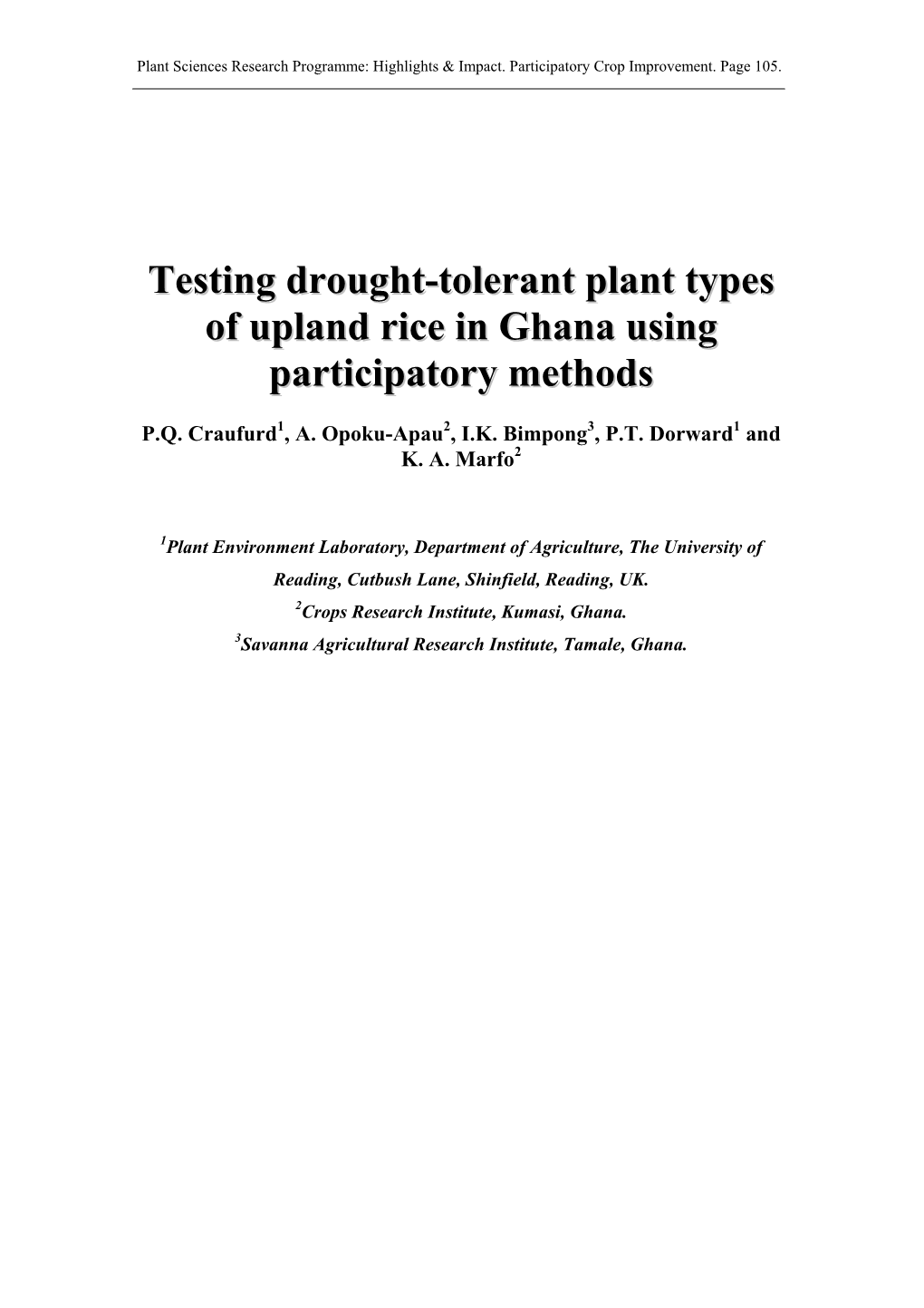 Increasing Genetic Diversity in Hogh Potential Production Systems By