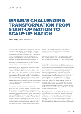 Israel's Challenging Transformation from Start