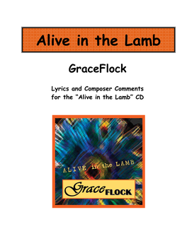 Alive in the Lamb