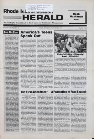 SEPTEMBER 2, 1999 35, PER COPY News at Aglance America's Teens