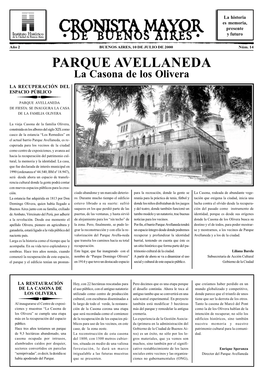 PARQUE AVELLANEDA La Casona De Los Olivera