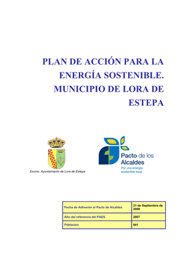 Plan De Acción Para La Energía Sostenible
