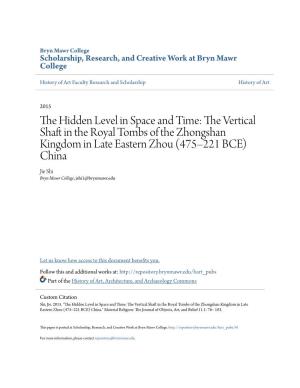 The Hidden Level in Space and Time: the Vertical Shaft in the Royal