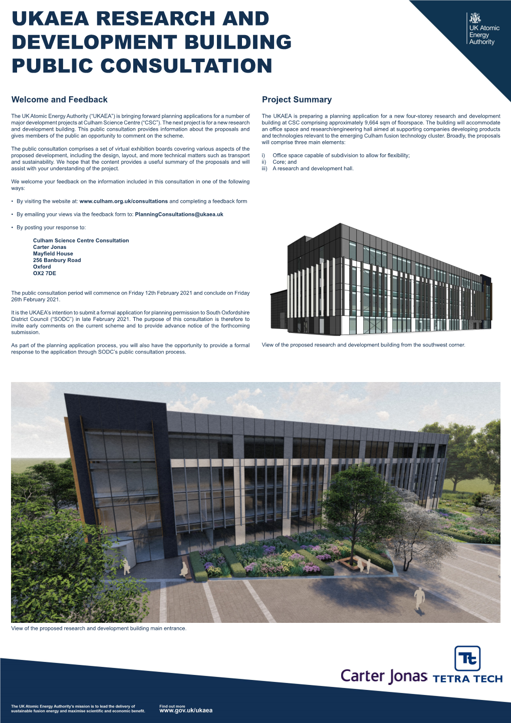 Ukaea Research and Development Building Public Consultation