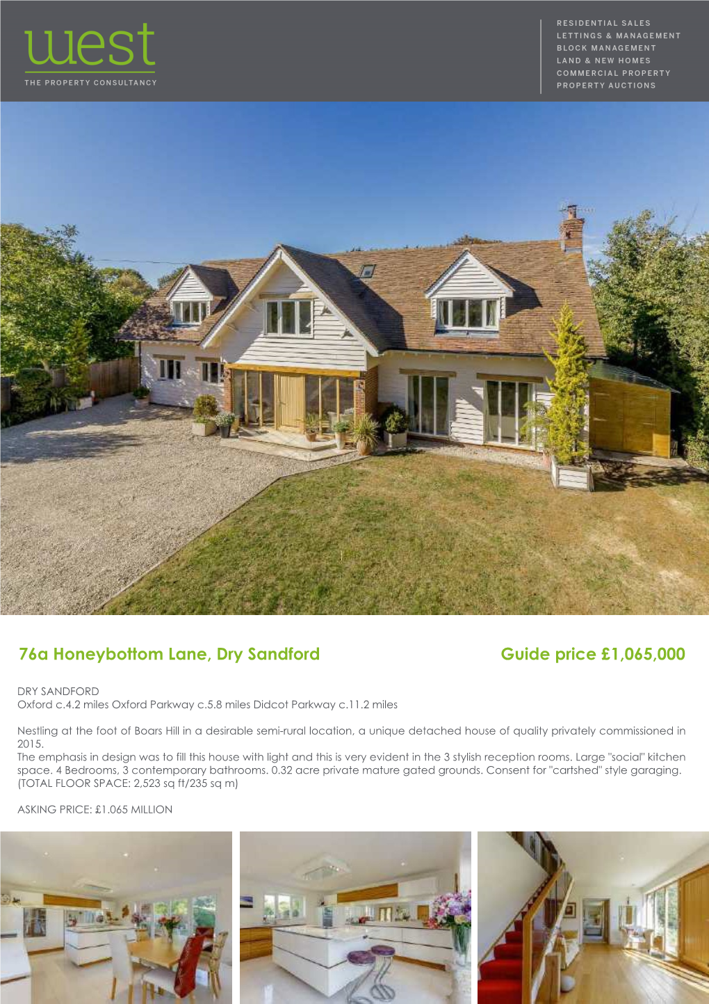 76A Honeybottom Lane, Dry Sandford Guide Price £1,065,000