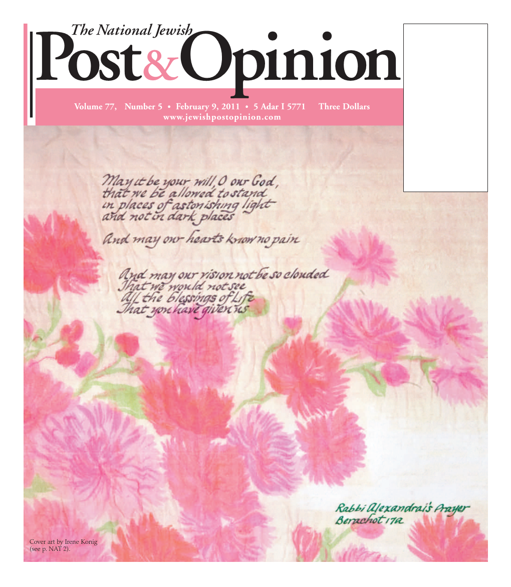 The National Jewish Post & Opinion 2-9-11