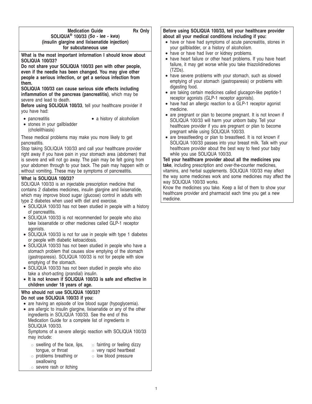 Medication Guide