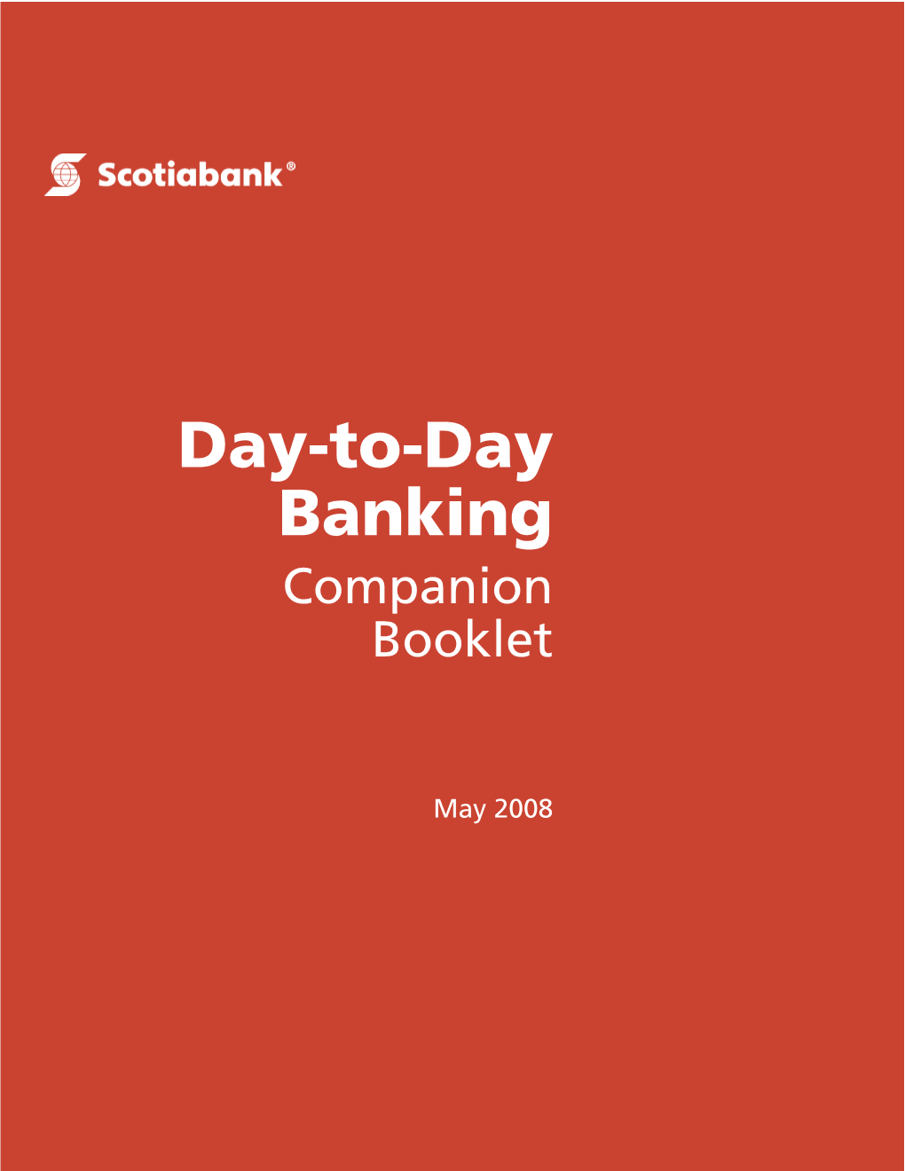 Day-To-Day Banking Companion Booklet