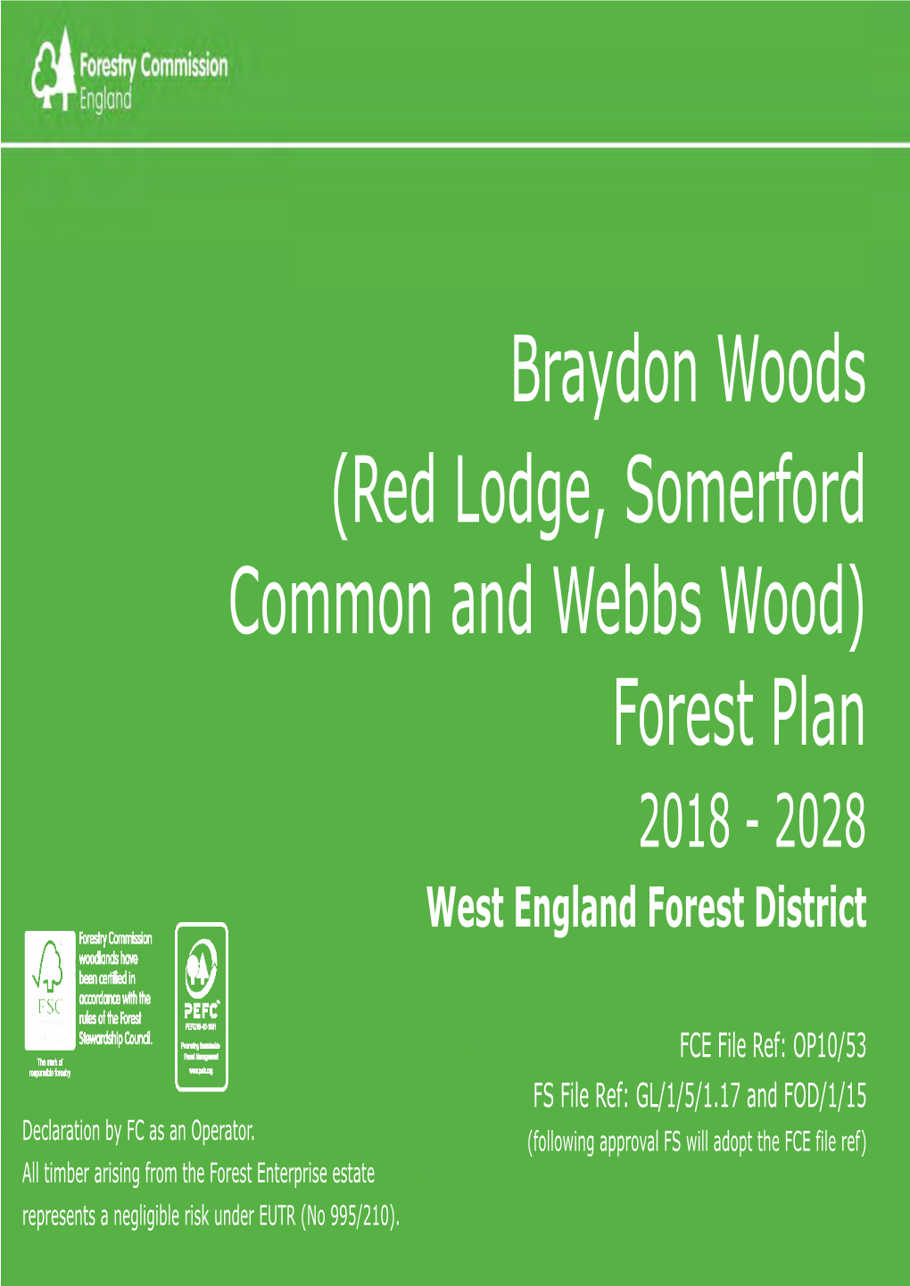 Ancient Woodland Species Composition 15 Paws Management 16 Broadleaf Management 17