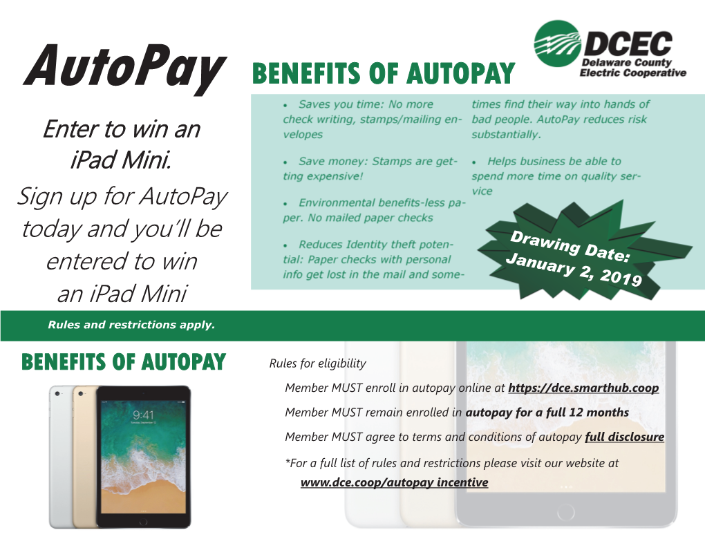 Autopay & Planting Guide