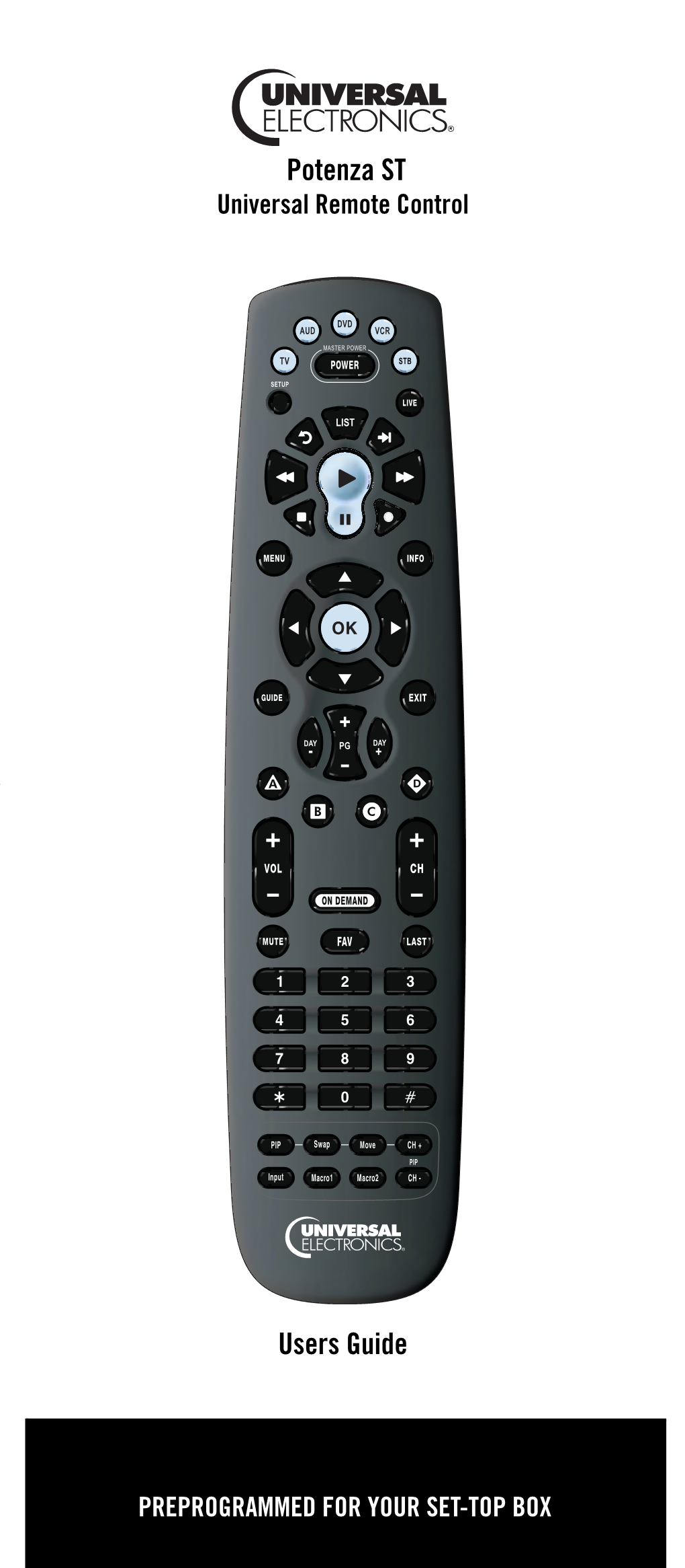 Potenza ST Universal Remote Control