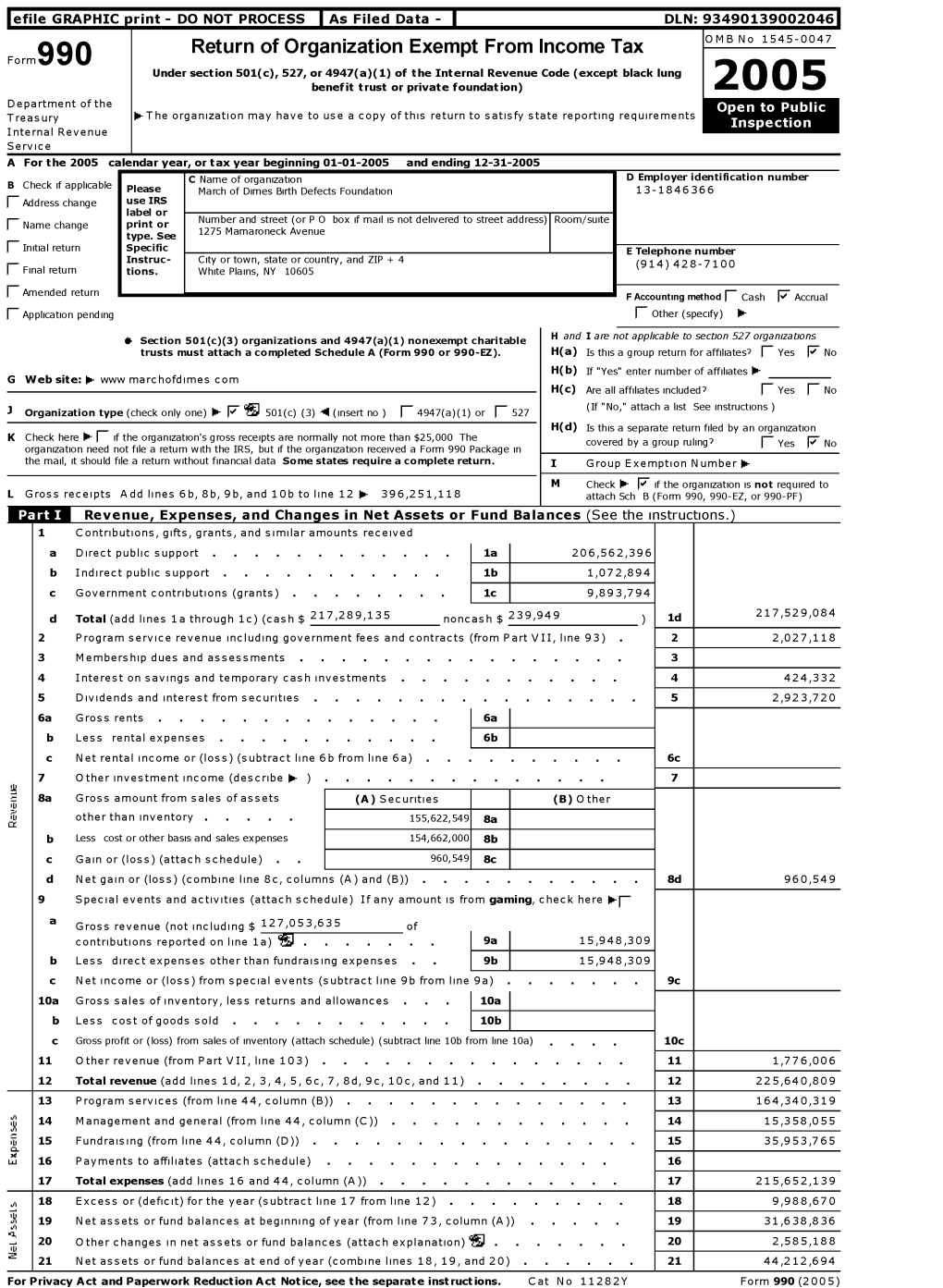 Return of Organization Exempt from Income