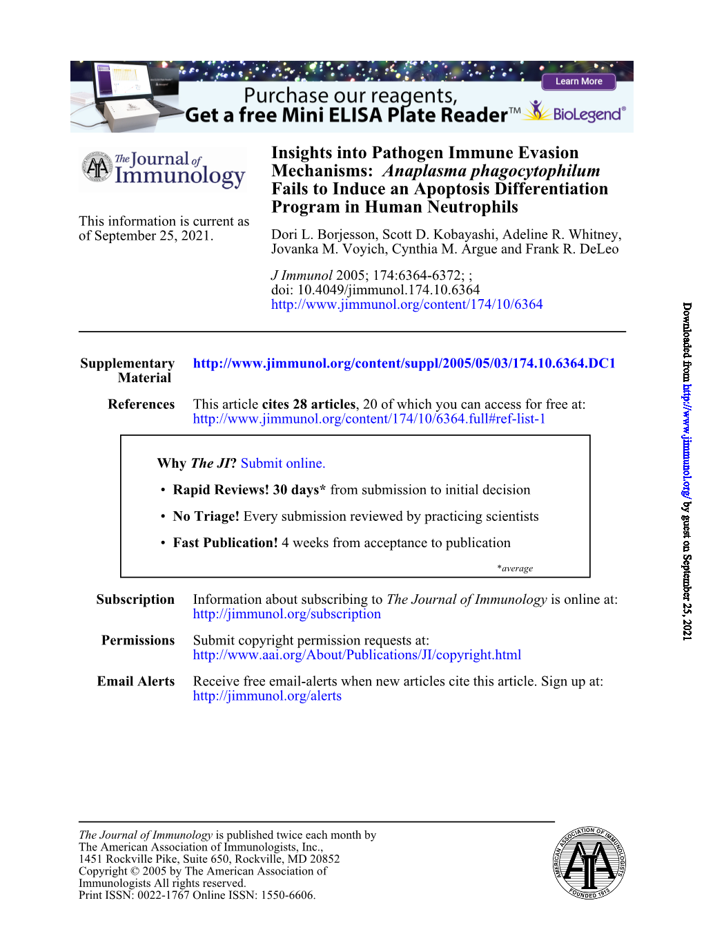 Program in Human Neutrophils Fails To