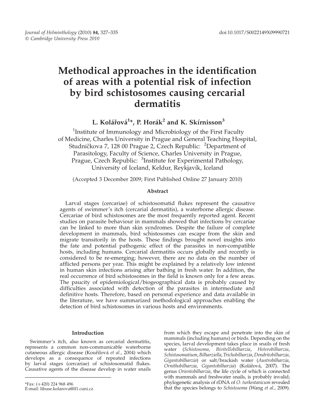 Methodical Approaches in the Identification of Areas With