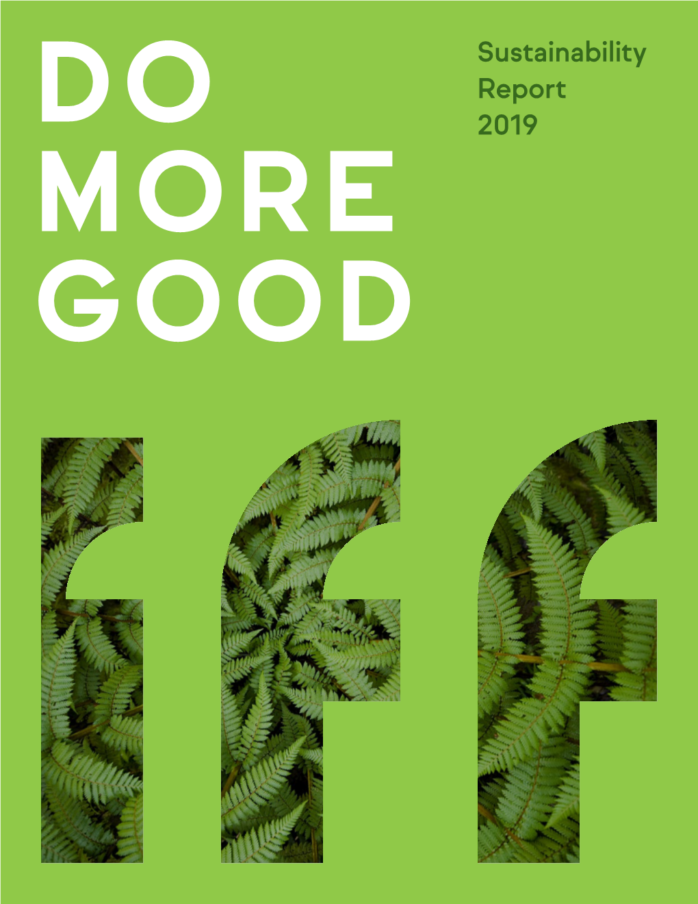 Sustainability Report 2019