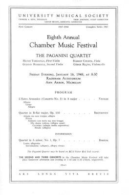 Chamber Music Festival