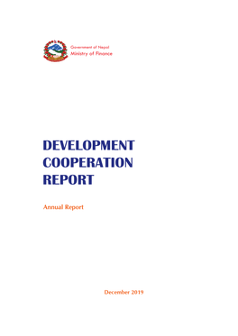 Development Cooperation Report