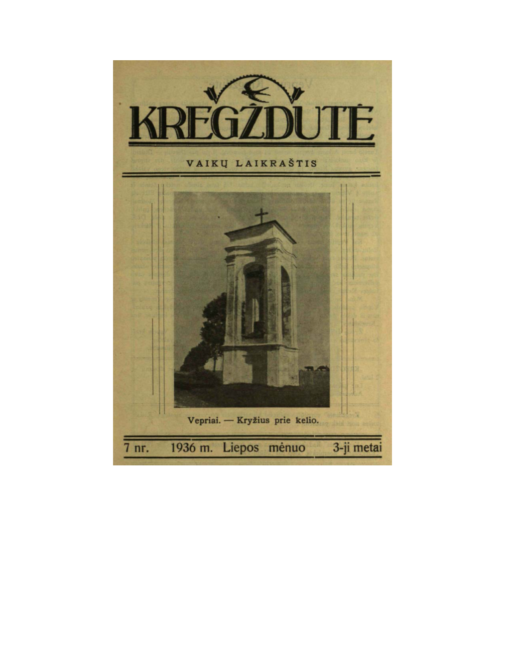 Veprių „Kregždutė"