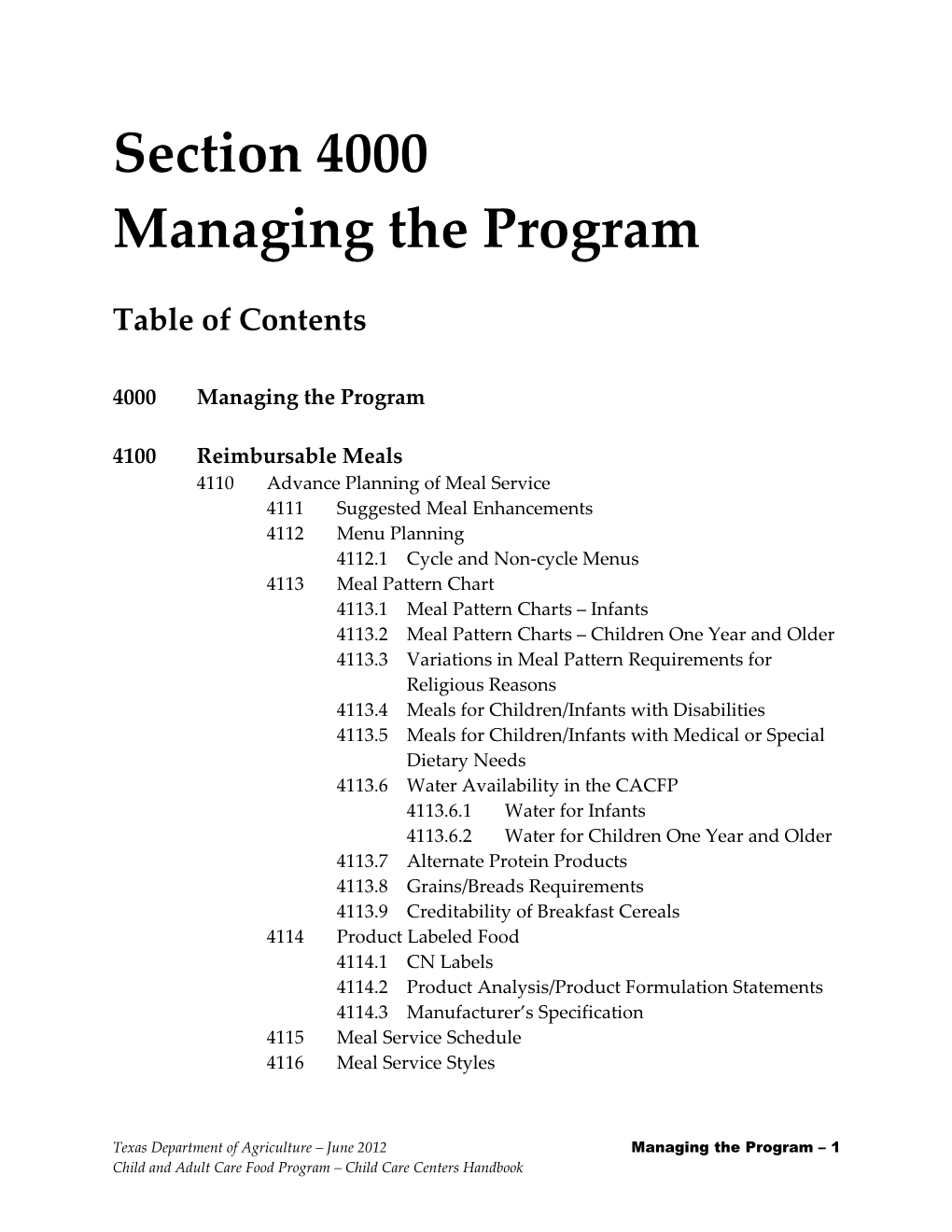 Managing the Program s1