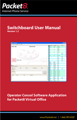 Packet8 Switchboard User Manual